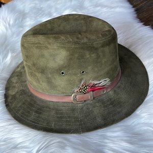 Aureus suede Expedition hat EUC size XL
